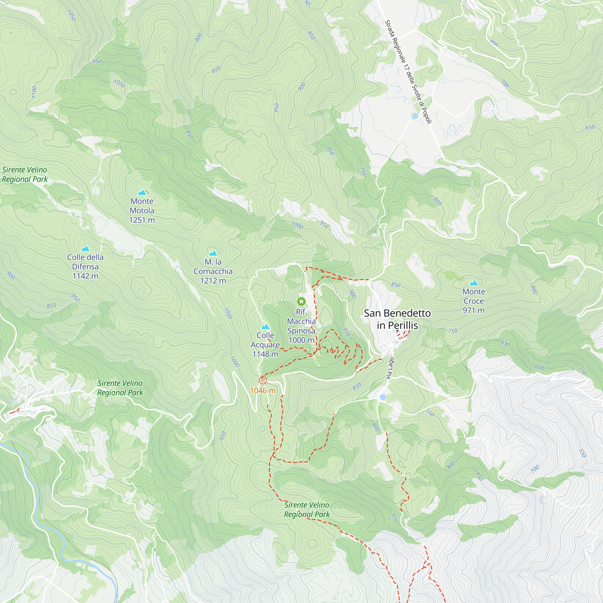 Rif. Macchia Spinosa map