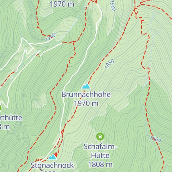 Map of Brunnachhöhe