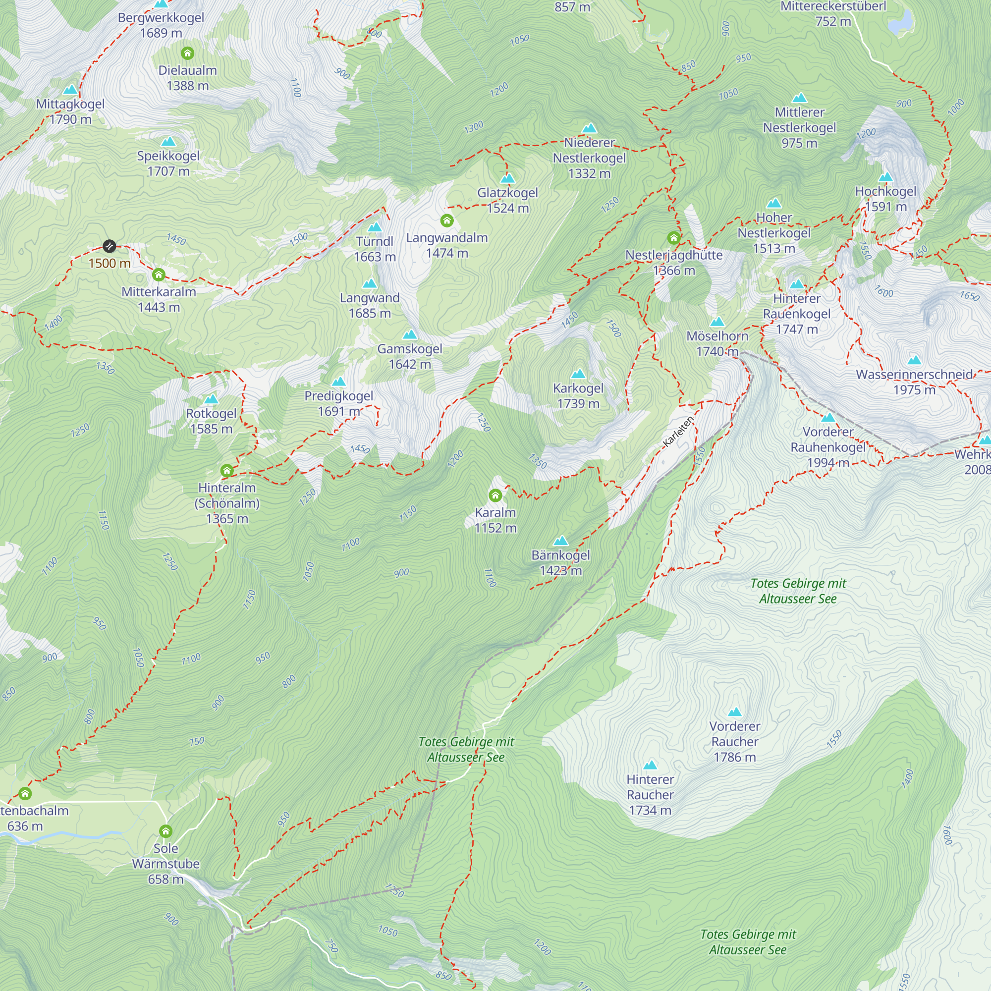 Karalm map