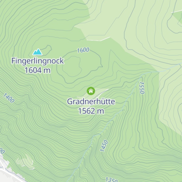 Map of Gradnerhütte