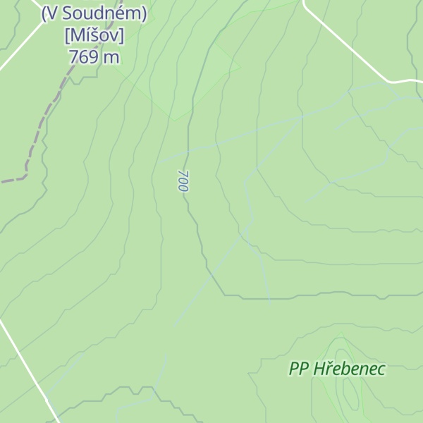 Map of Chata Červená