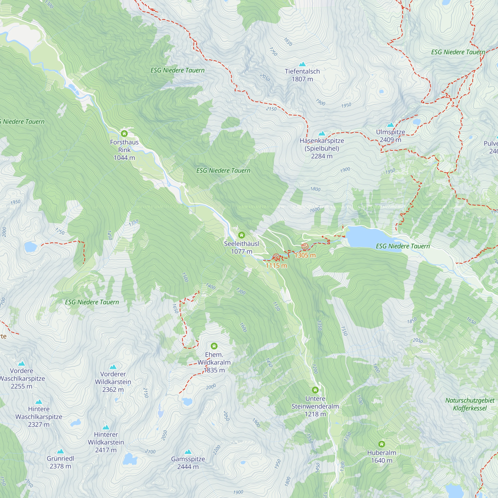 Untere Gfölleralm map