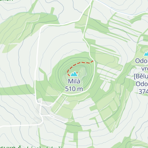 Map of Milá