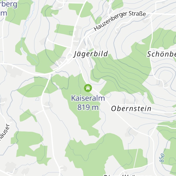 Map of Kaiseralm