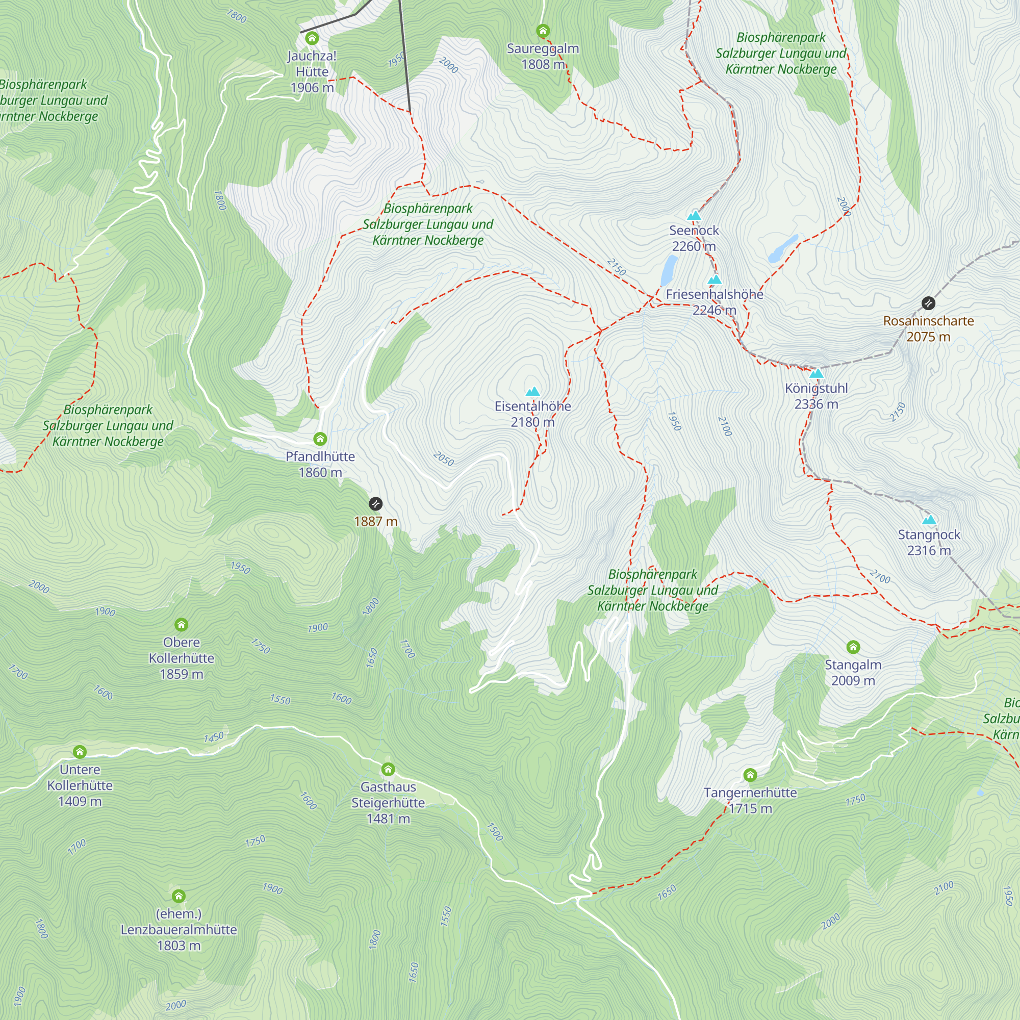 Jausenstation "Eisentalhöhe" map