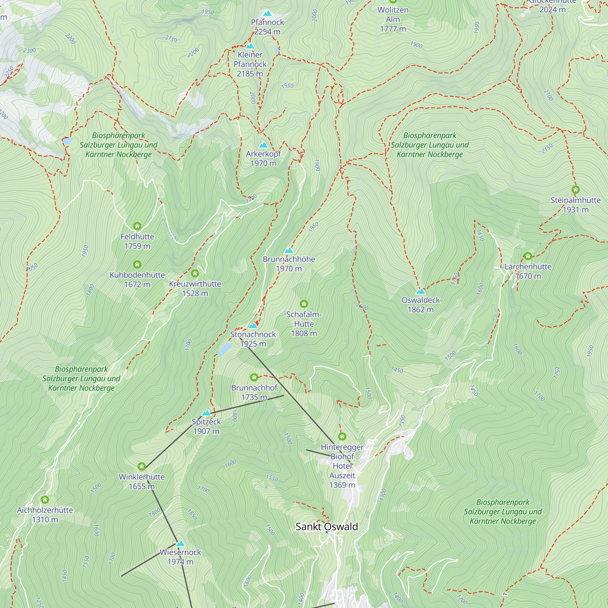 Schafalm-Hütte map