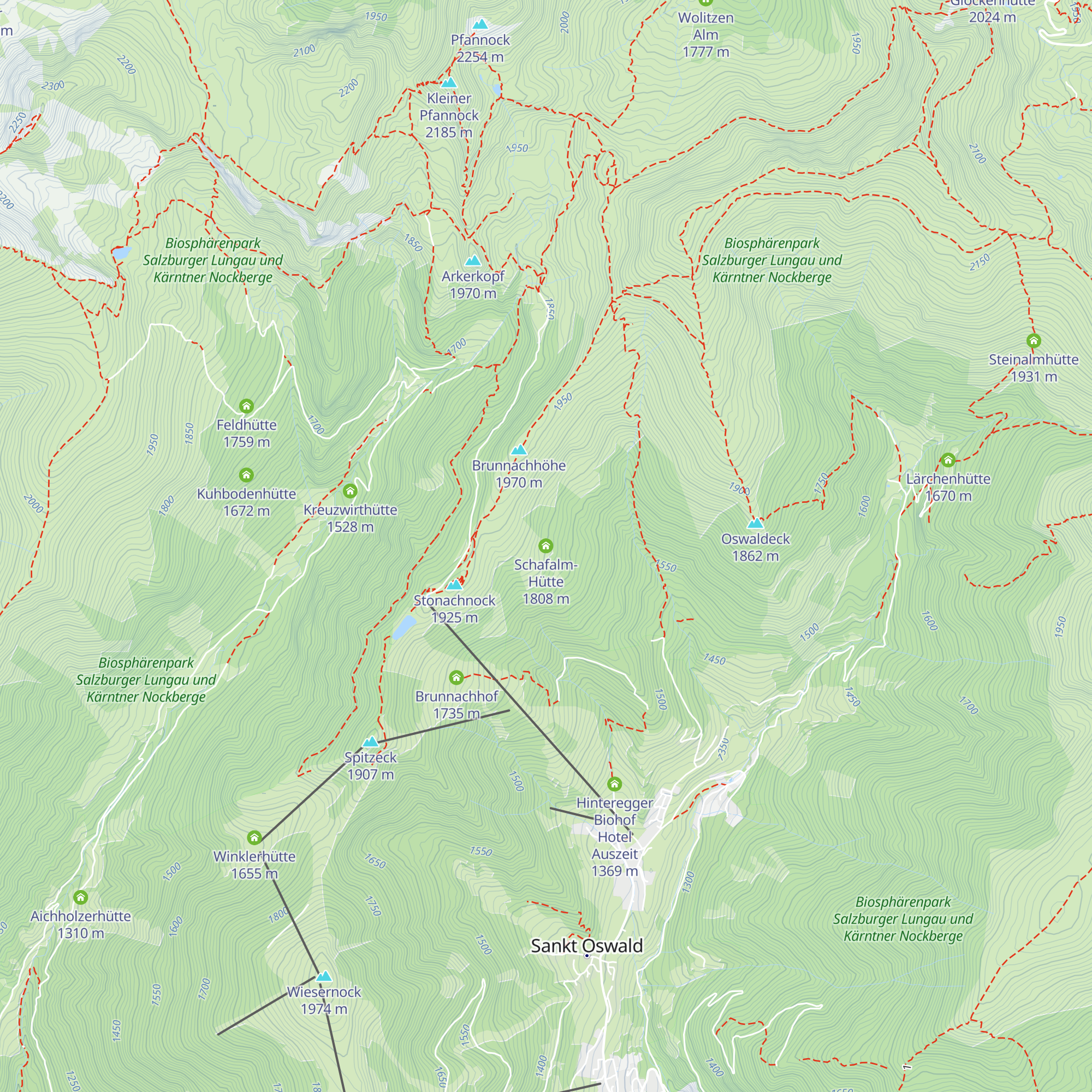Schafalm-Hütte map
