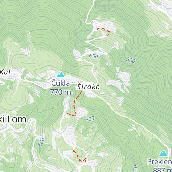 Map of Turistična kmetija "Široko"