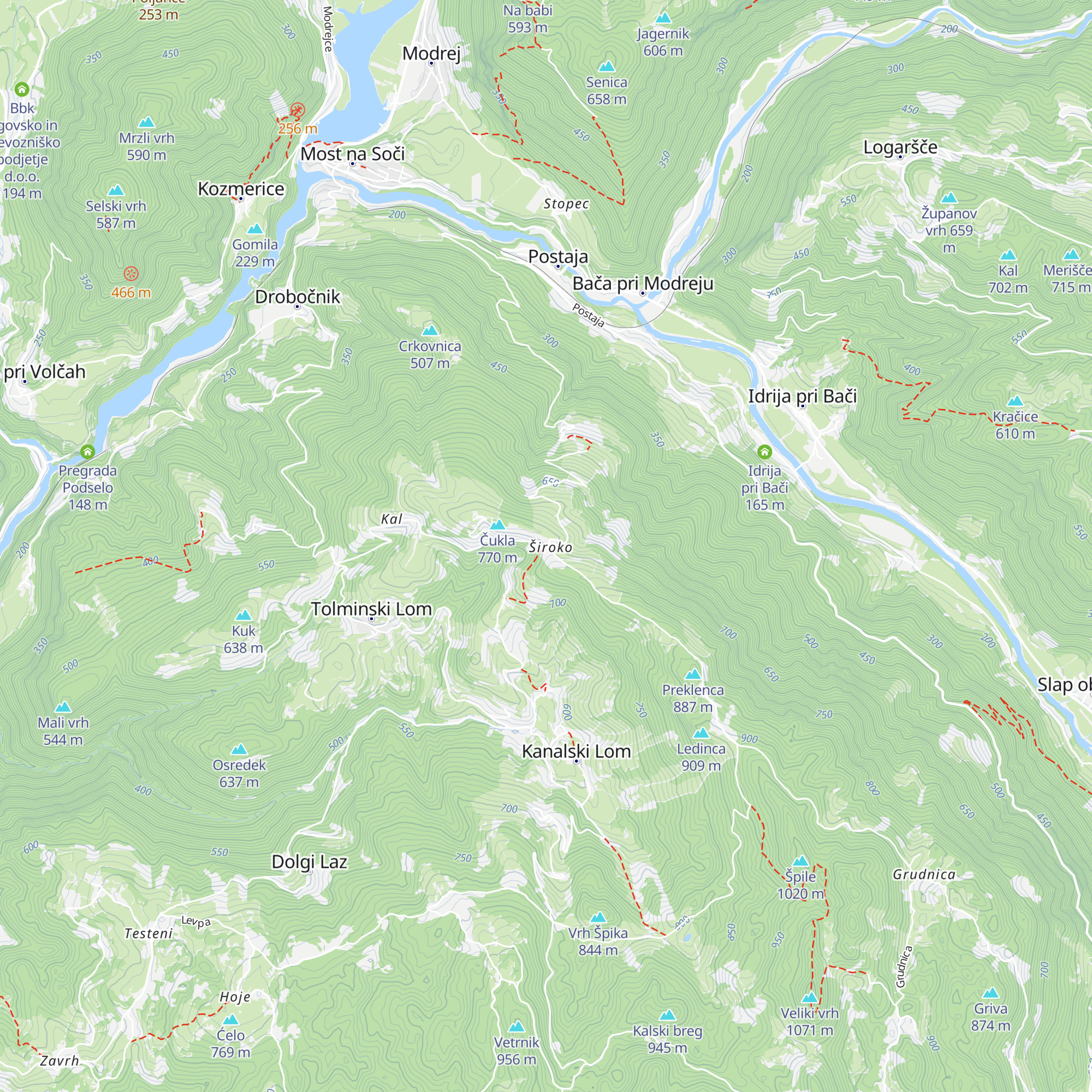Turistična kmetija "Široko" map
