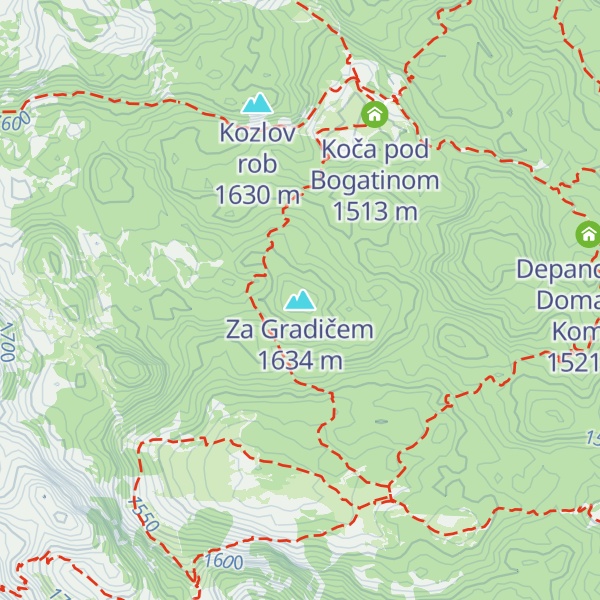 Map of Za Gradičem