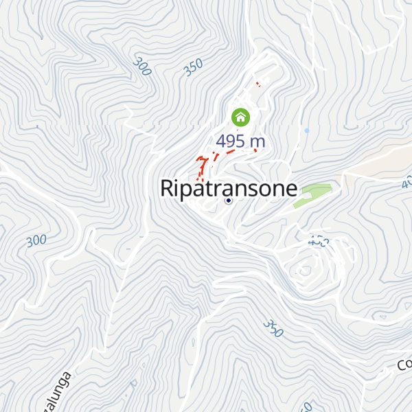Map of Colle San Nicolò – Ripatransone