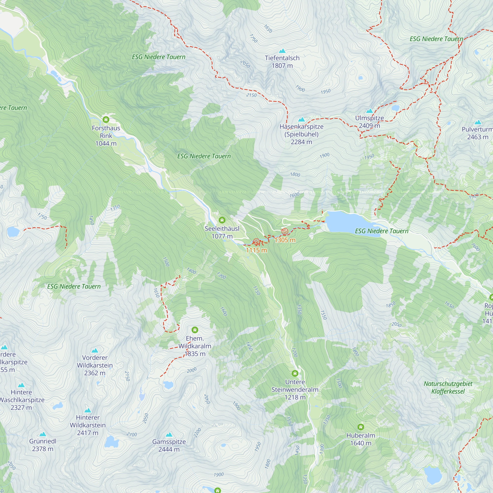Gasthof Zum Riesachfall map