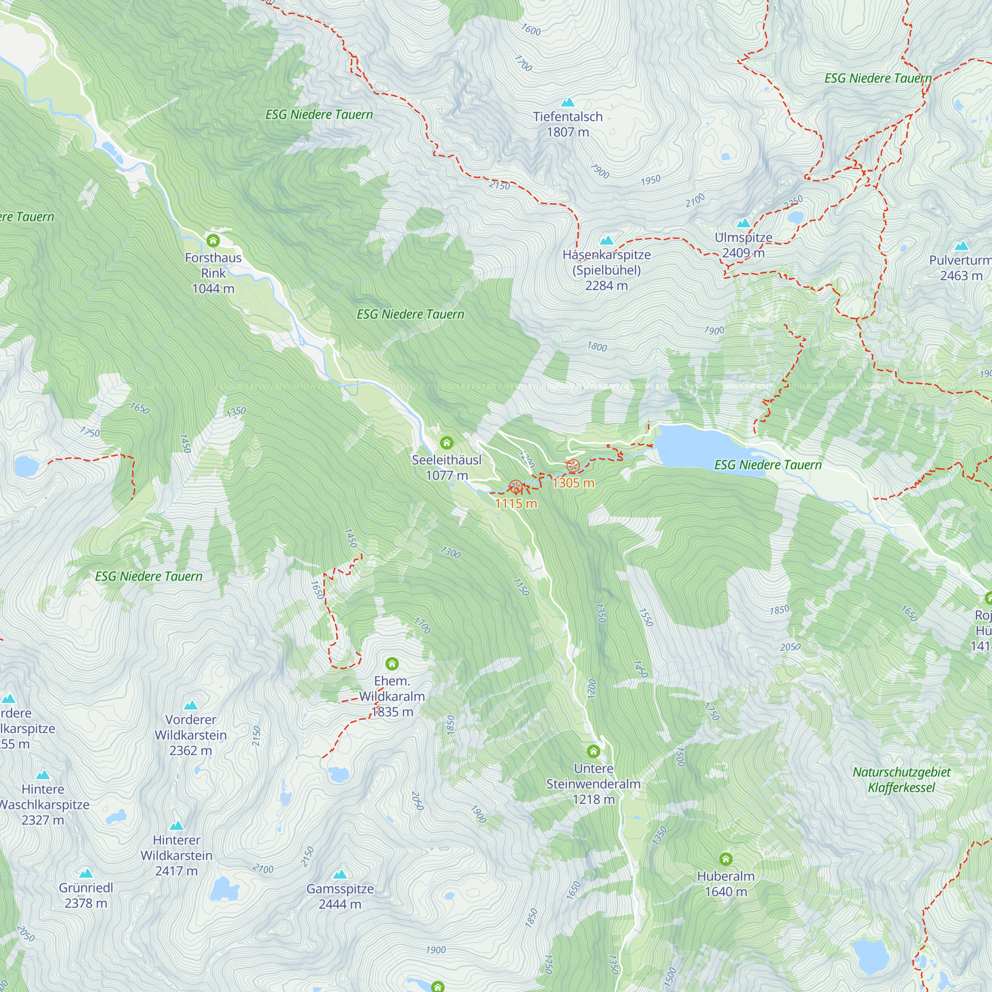 Gasthof Zum Riesachfall map