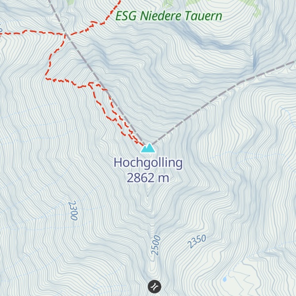 Map of Hochgolling