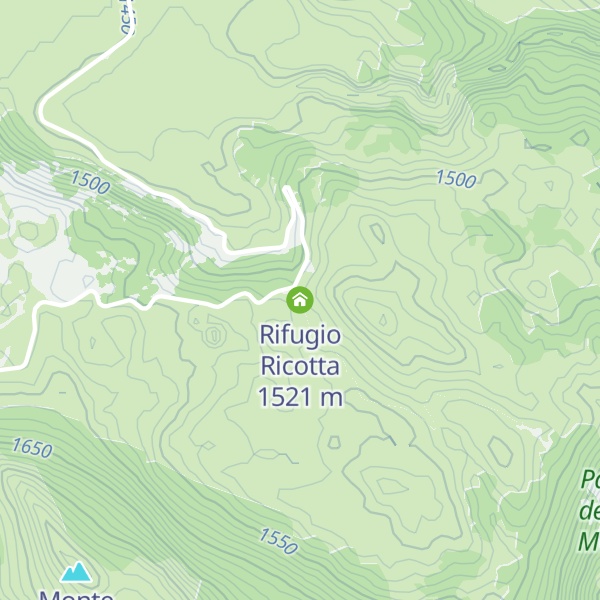 Map of Rifugio Ricotta