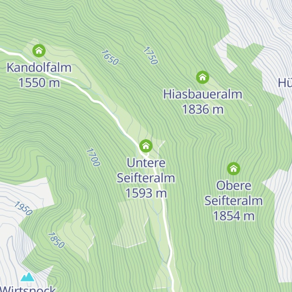 Map of Untere Seifteralm