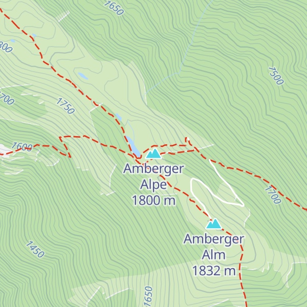 Map of Amberger Alpe