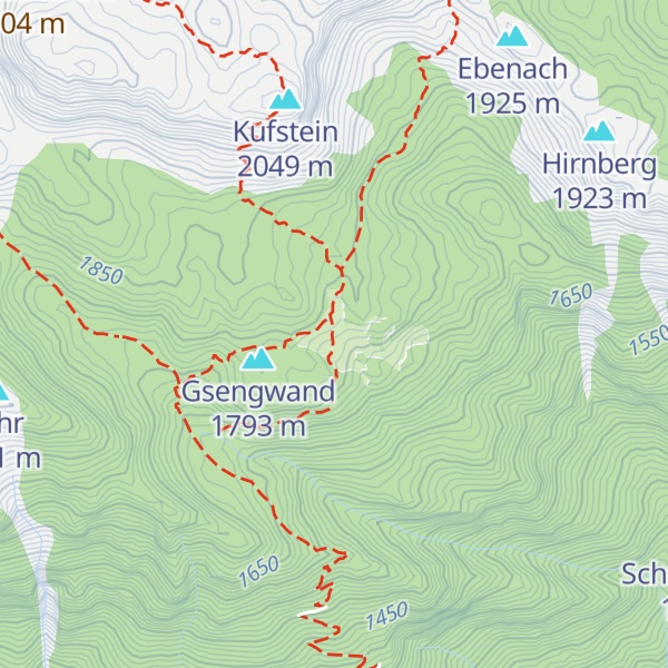 Map of Rowengerhütte