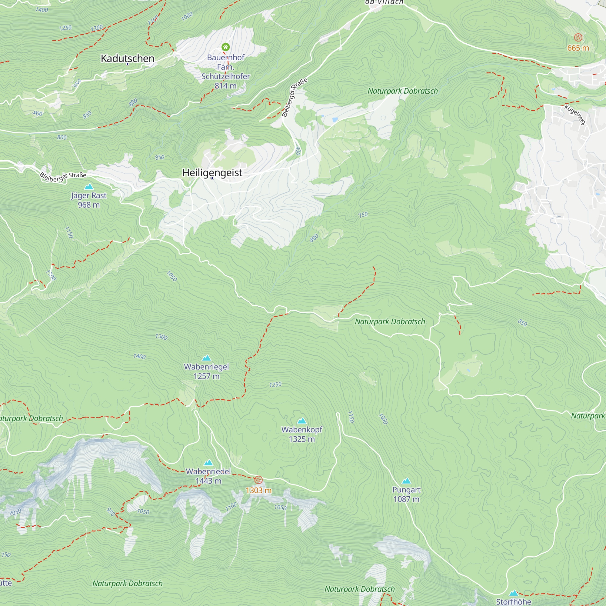 Friedlhütte map