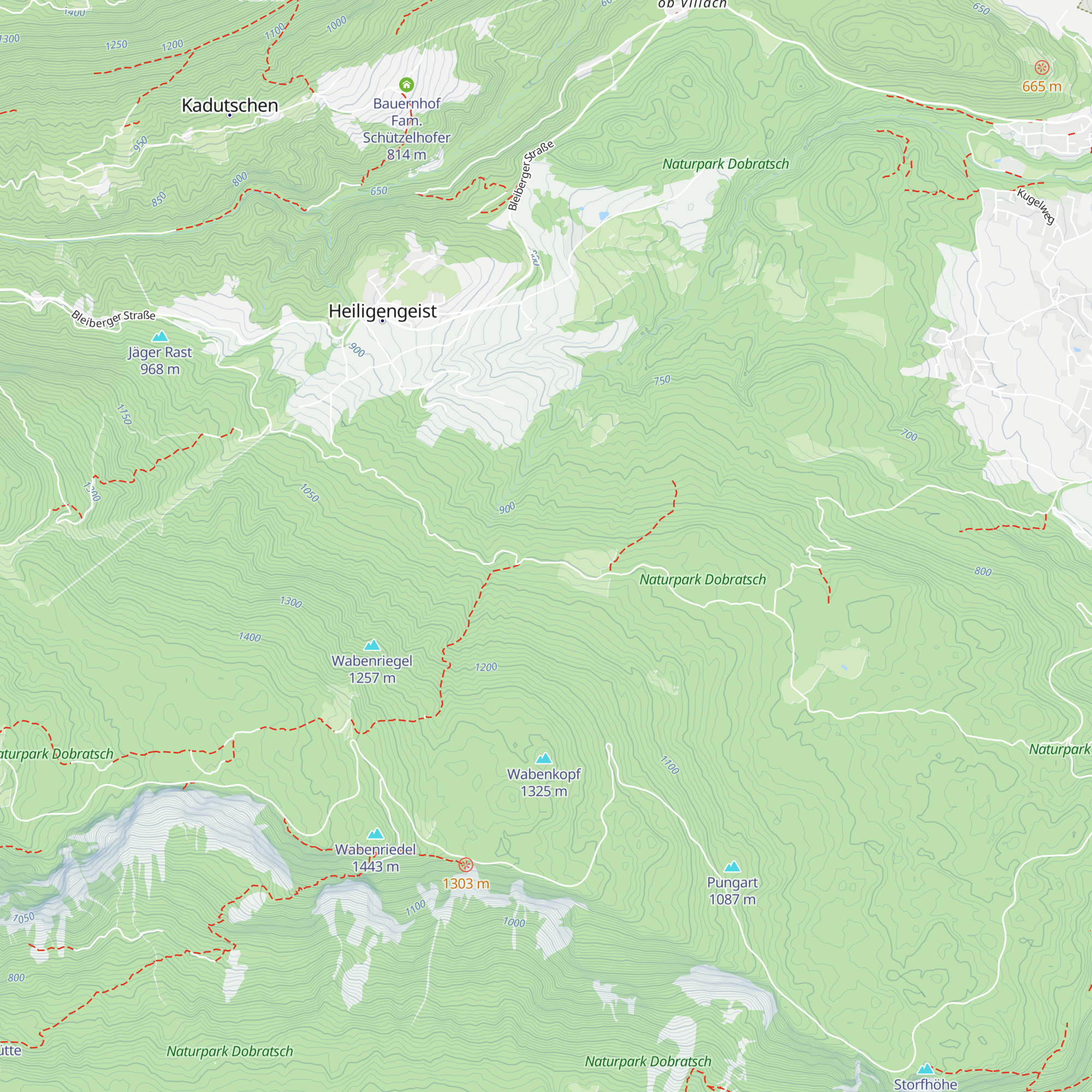 Friedlhütte map