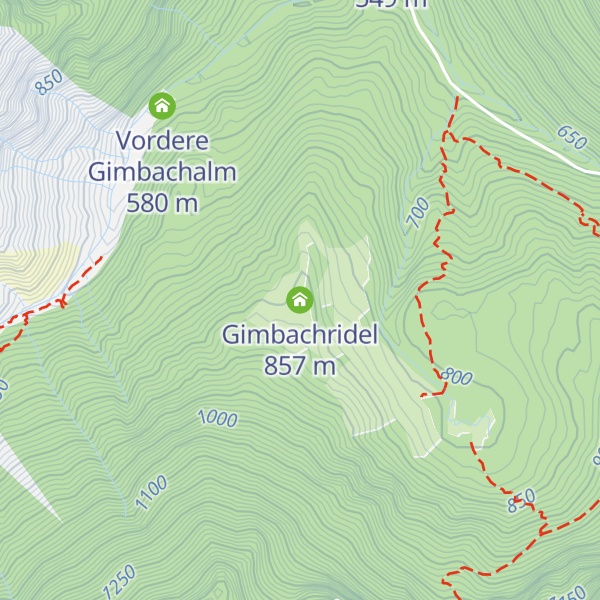 Map of Gimbachridel