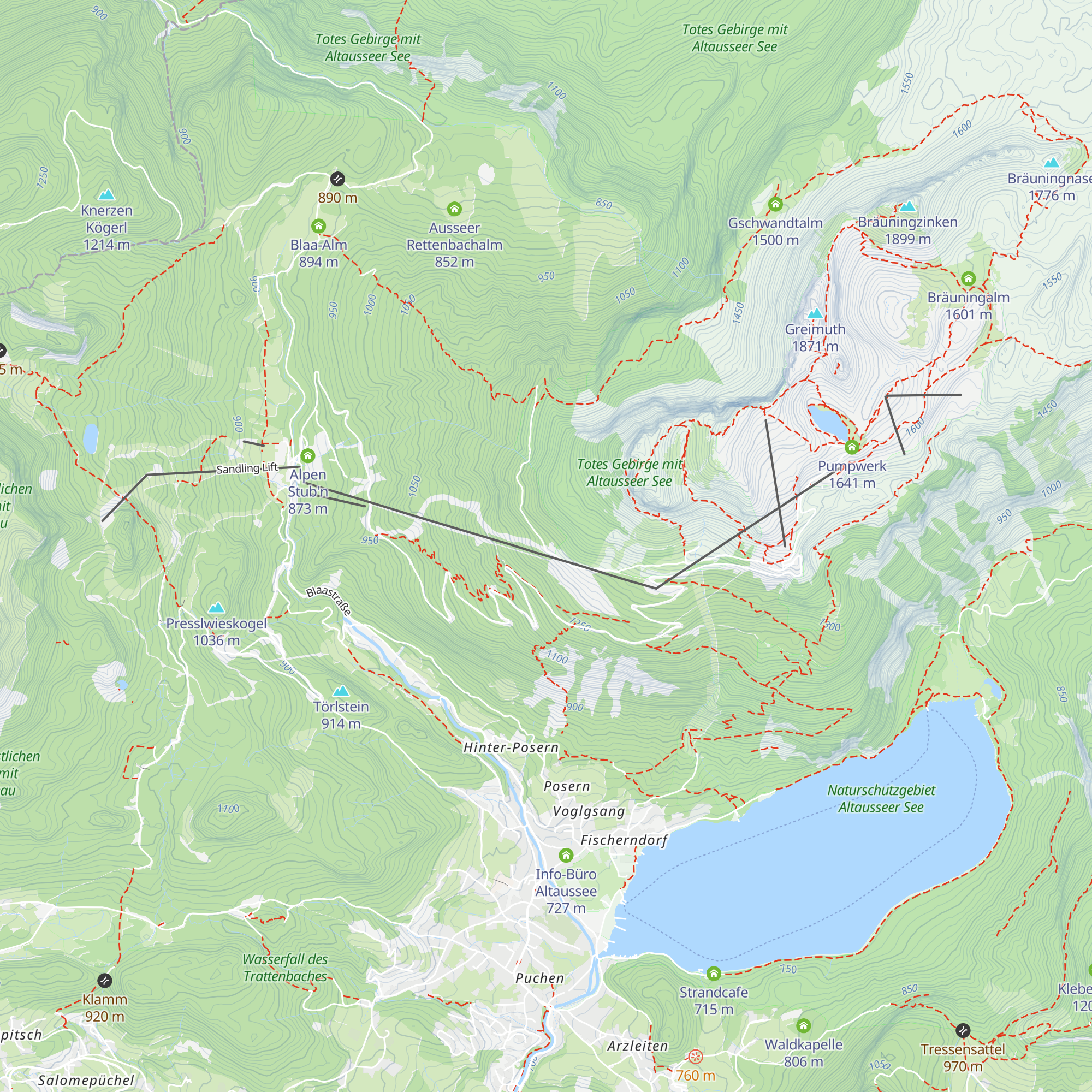 Stellenkogelhütte map