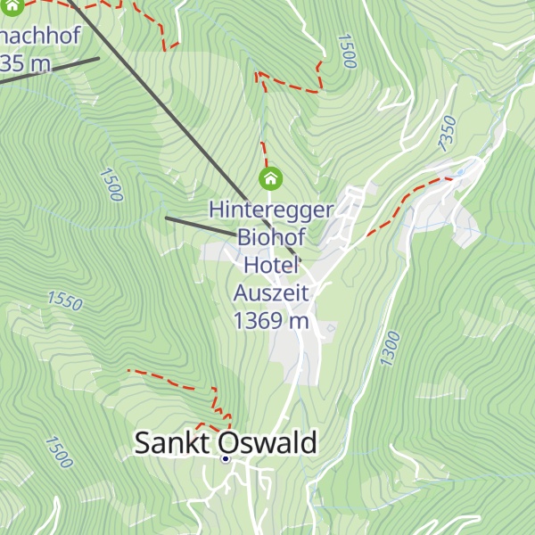 Map of Gasthof Sportalm
