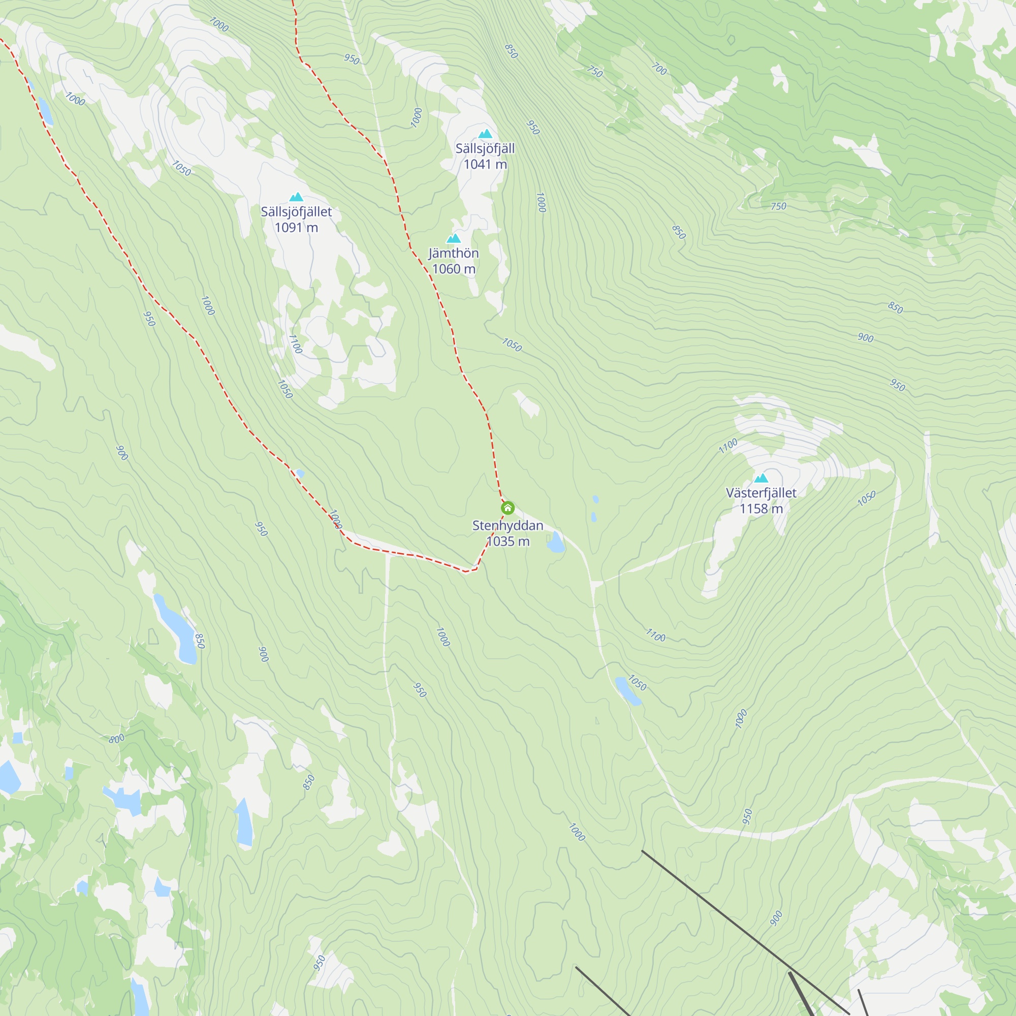 Stenhyddan map