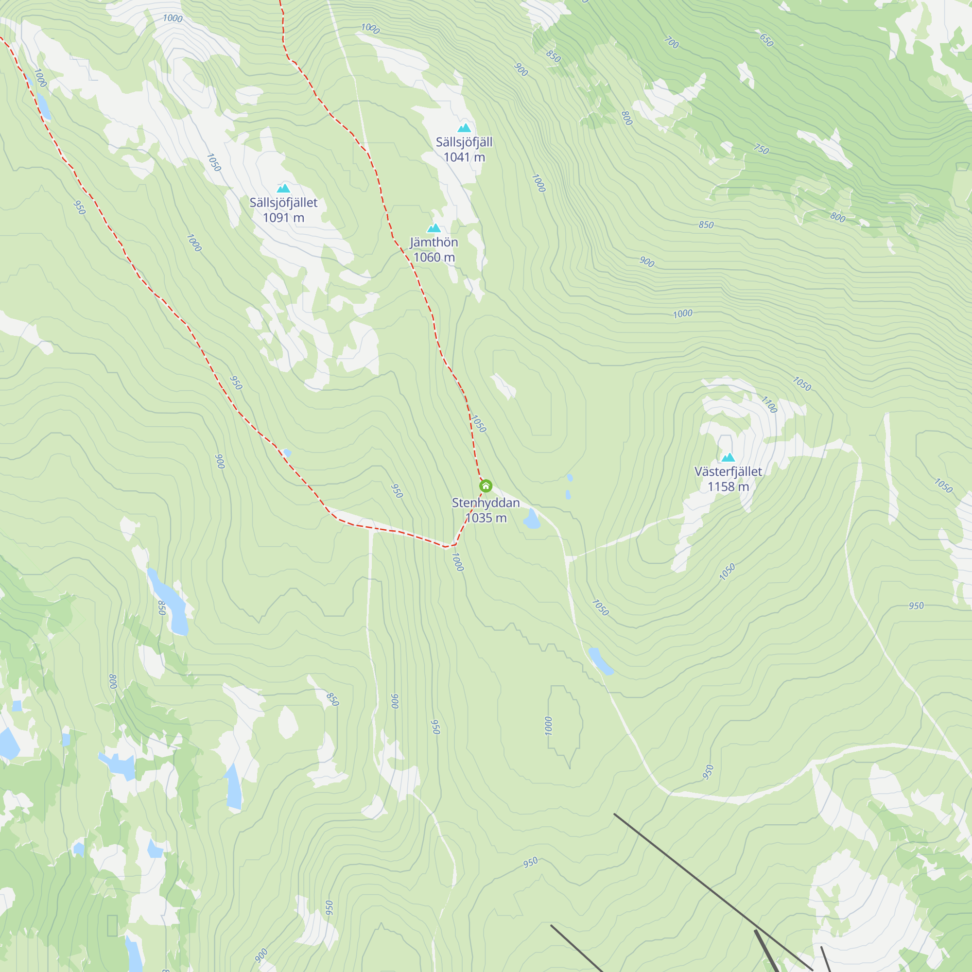 Stenhyddan map