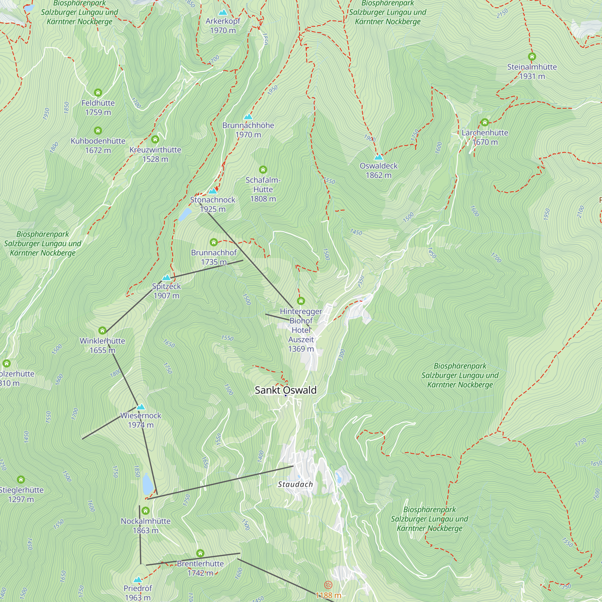 Hinteregger Biohof Hotel Auszeit map