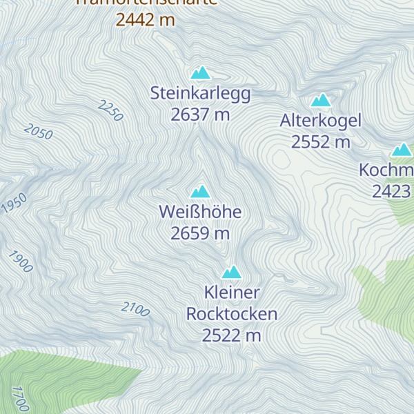 Map of Großer Rocktocken