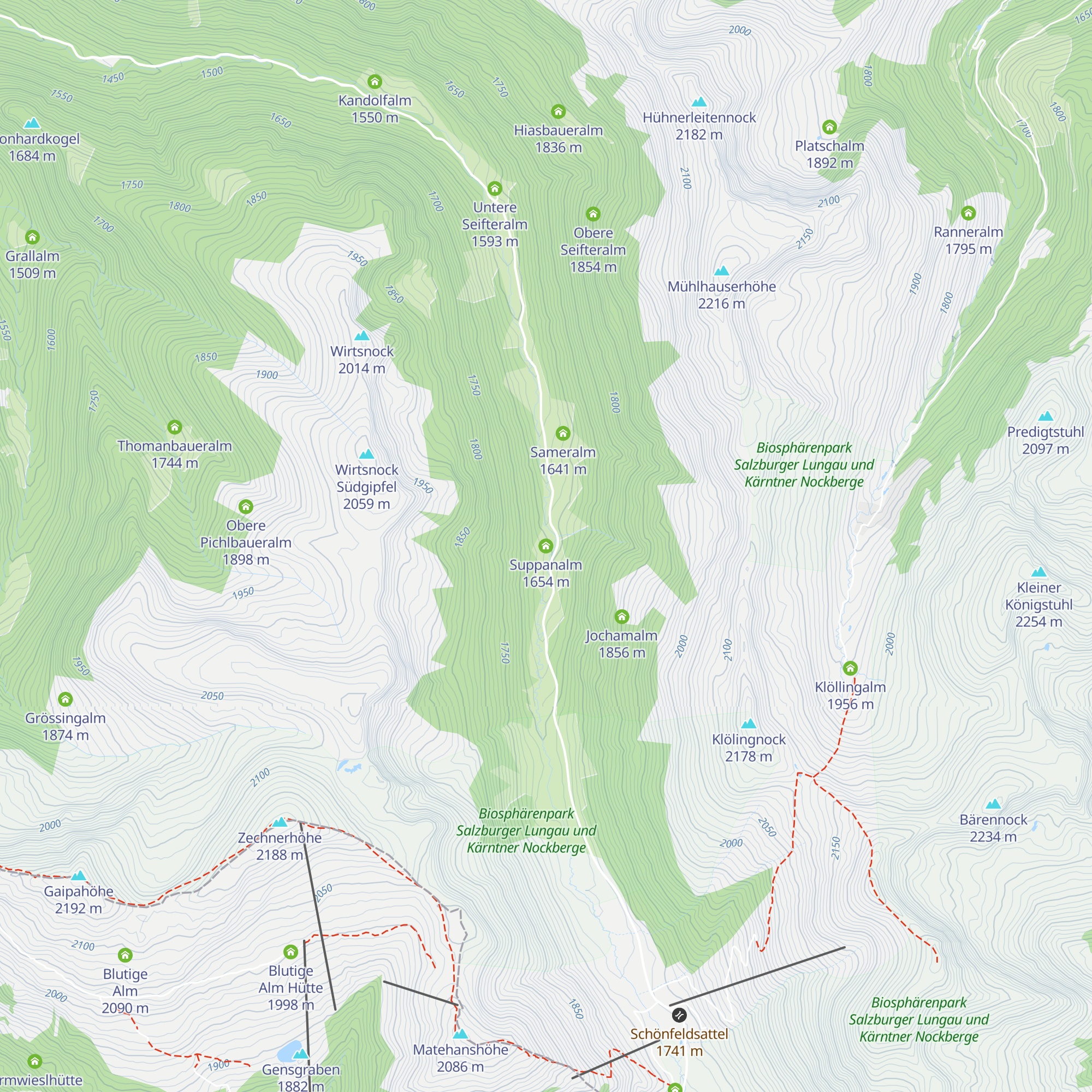 Suppanalm map