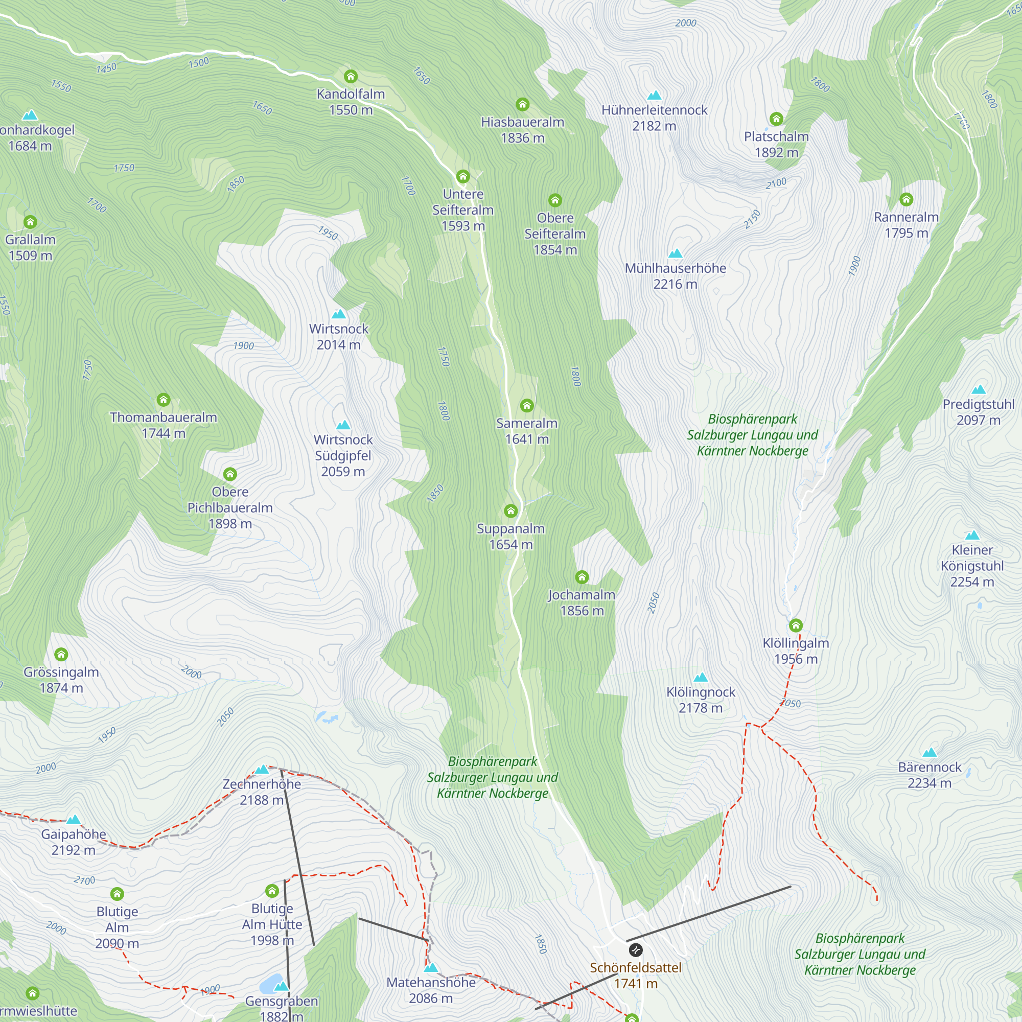 Suppanalm map