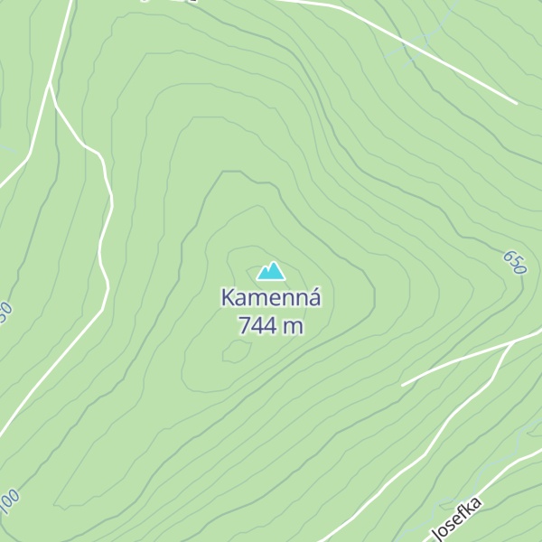 Map of Kamenná