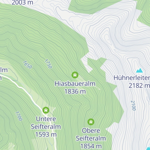Map of Hiasbaueralm