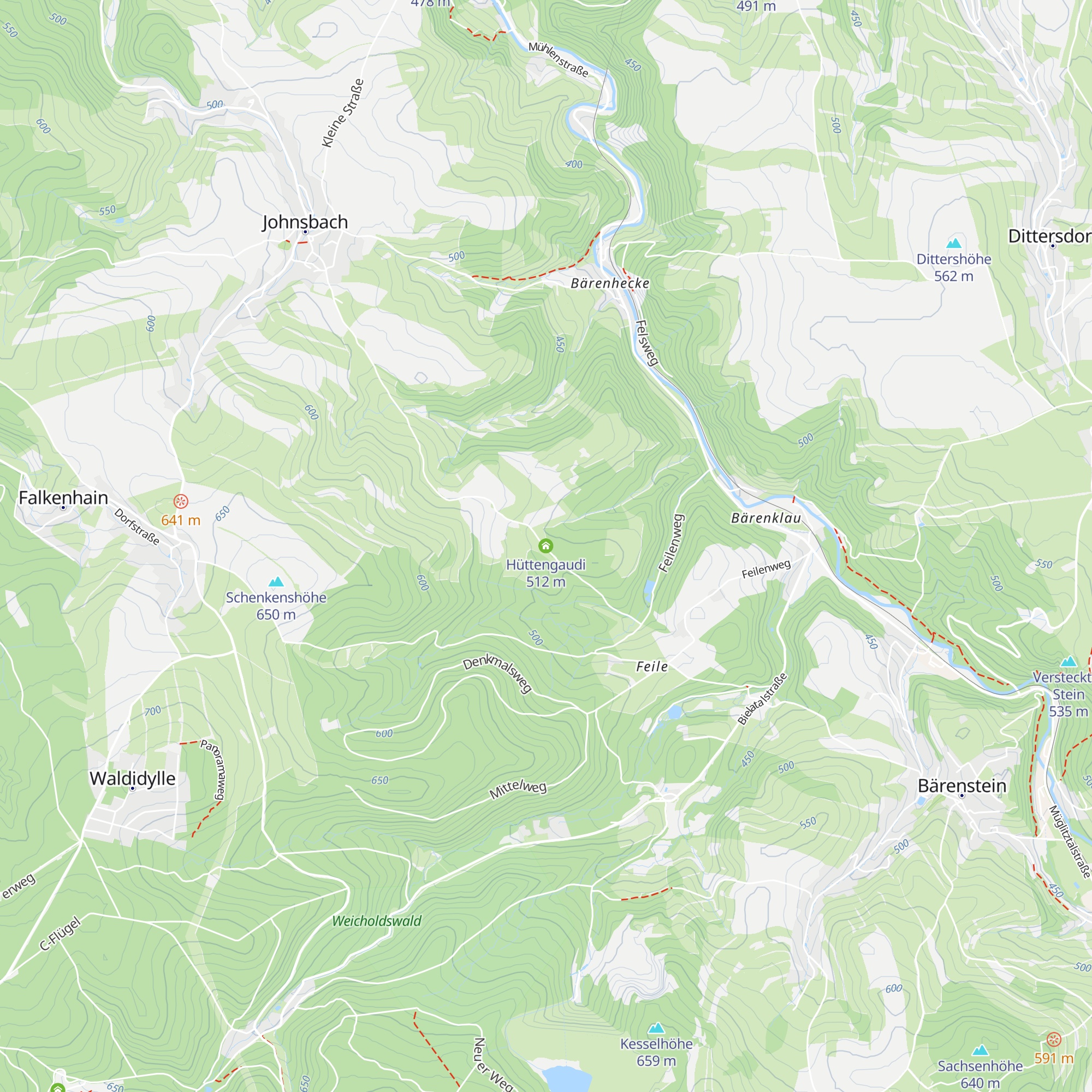 Hüttengaudi map