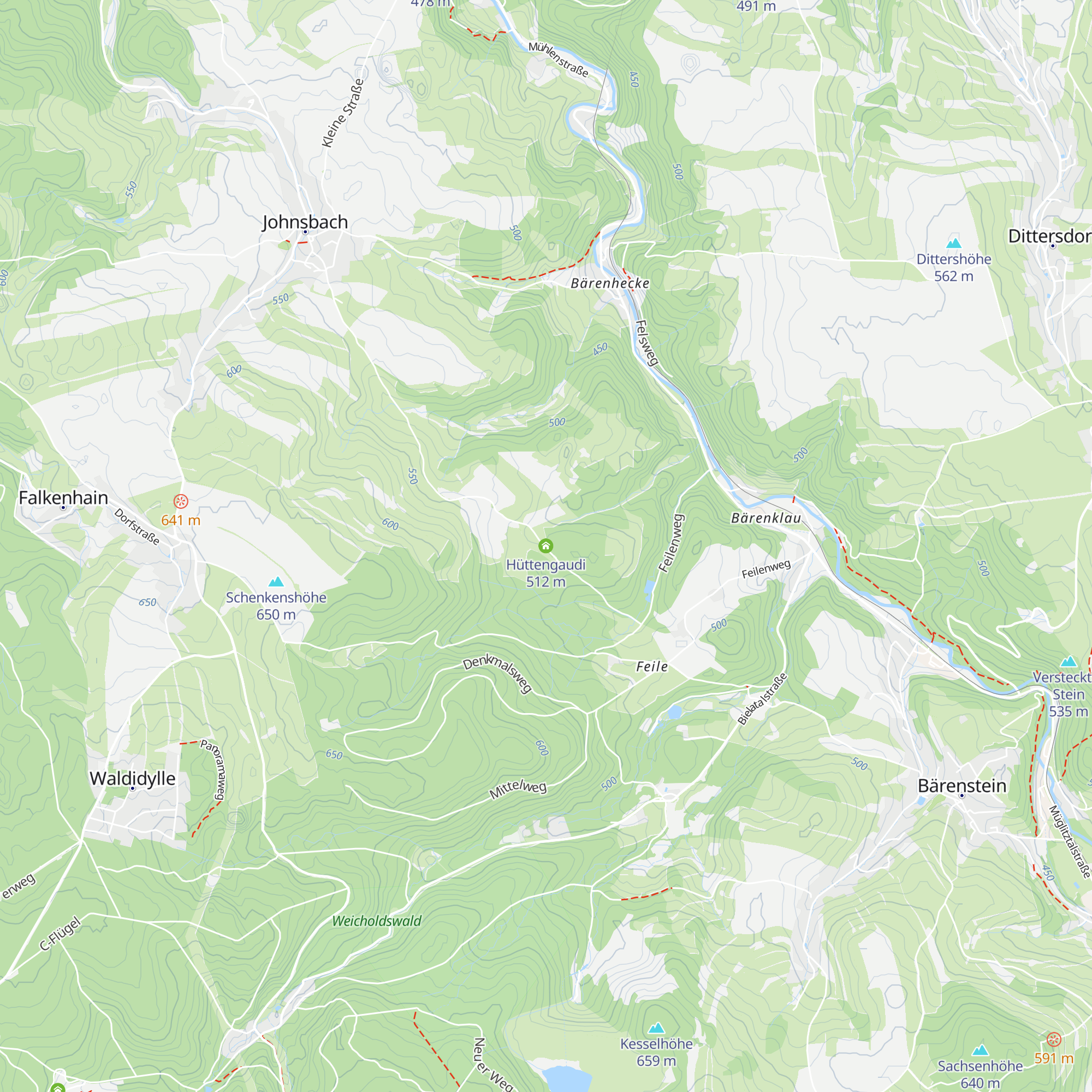Hüttengaudi map