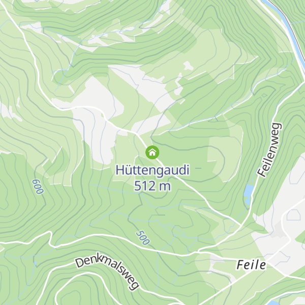 Map of Hüttengaudi