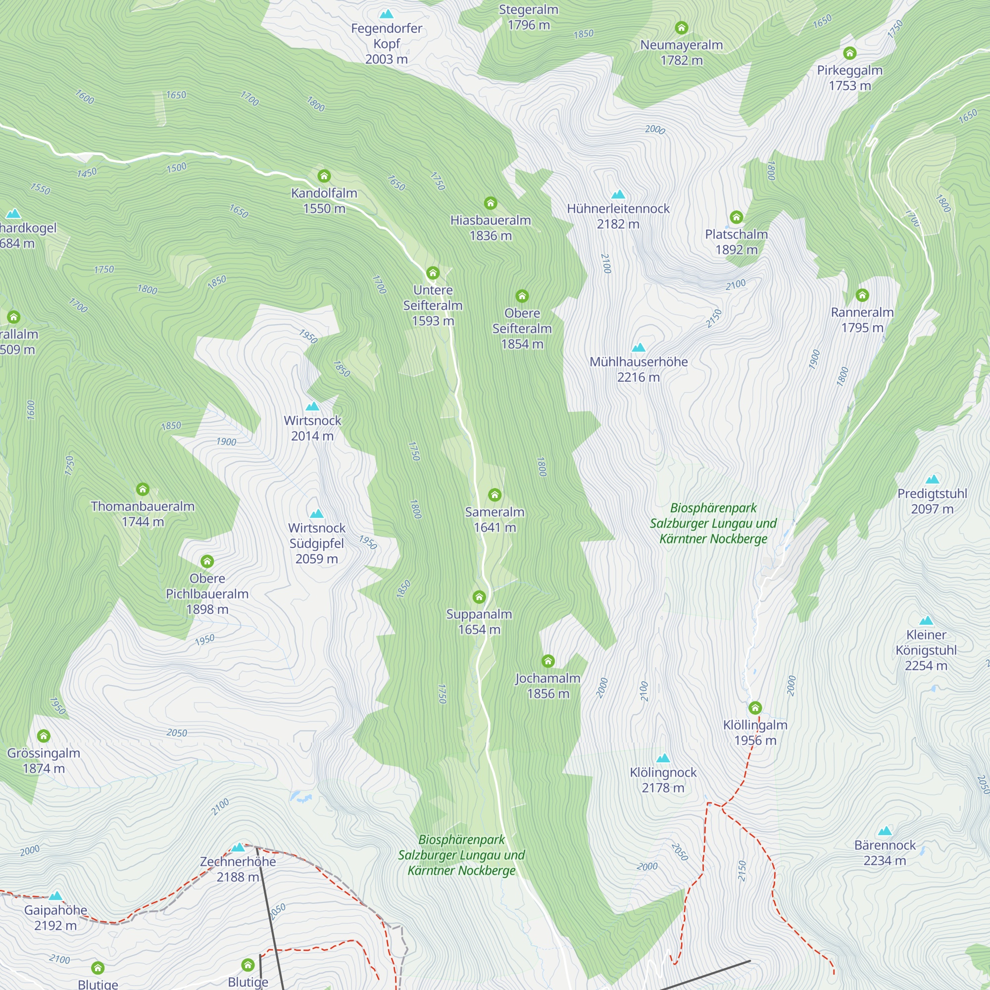 Sameralm map