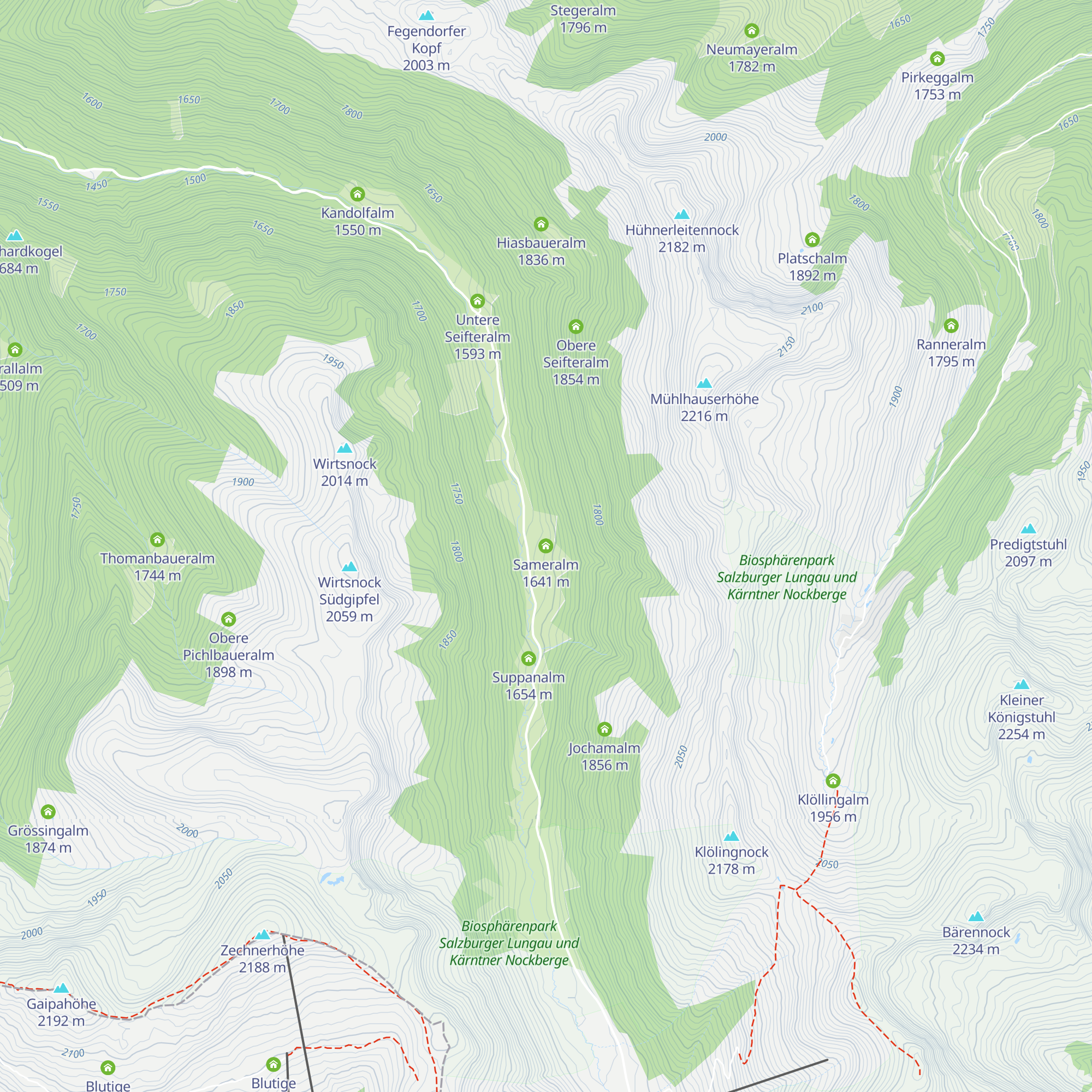 Sameralm map