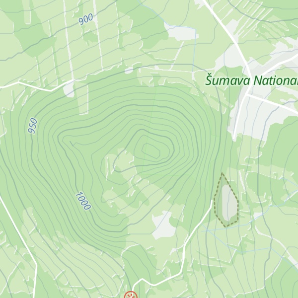 Map of Žlebský vrch