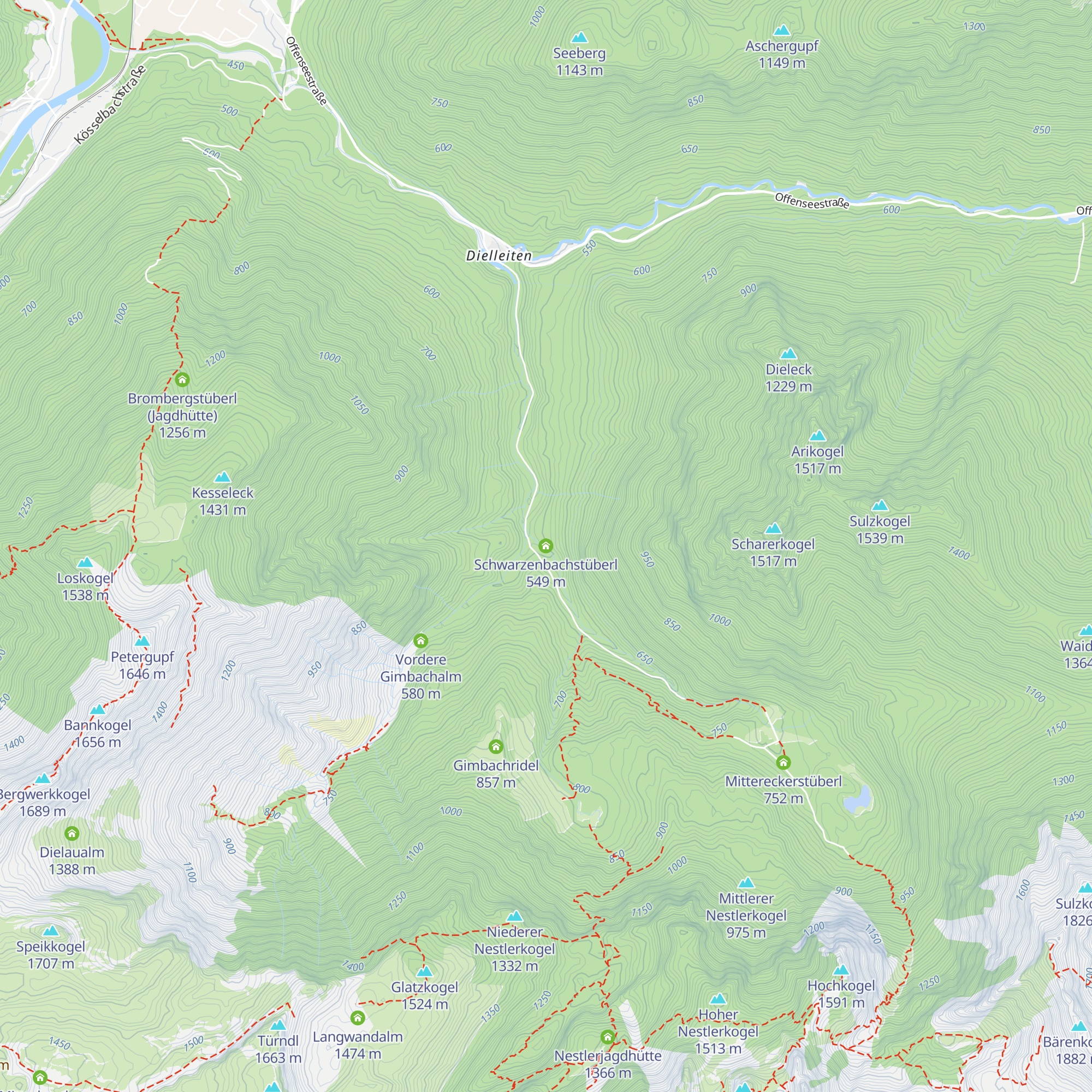 Schwarzenbachstüberl map