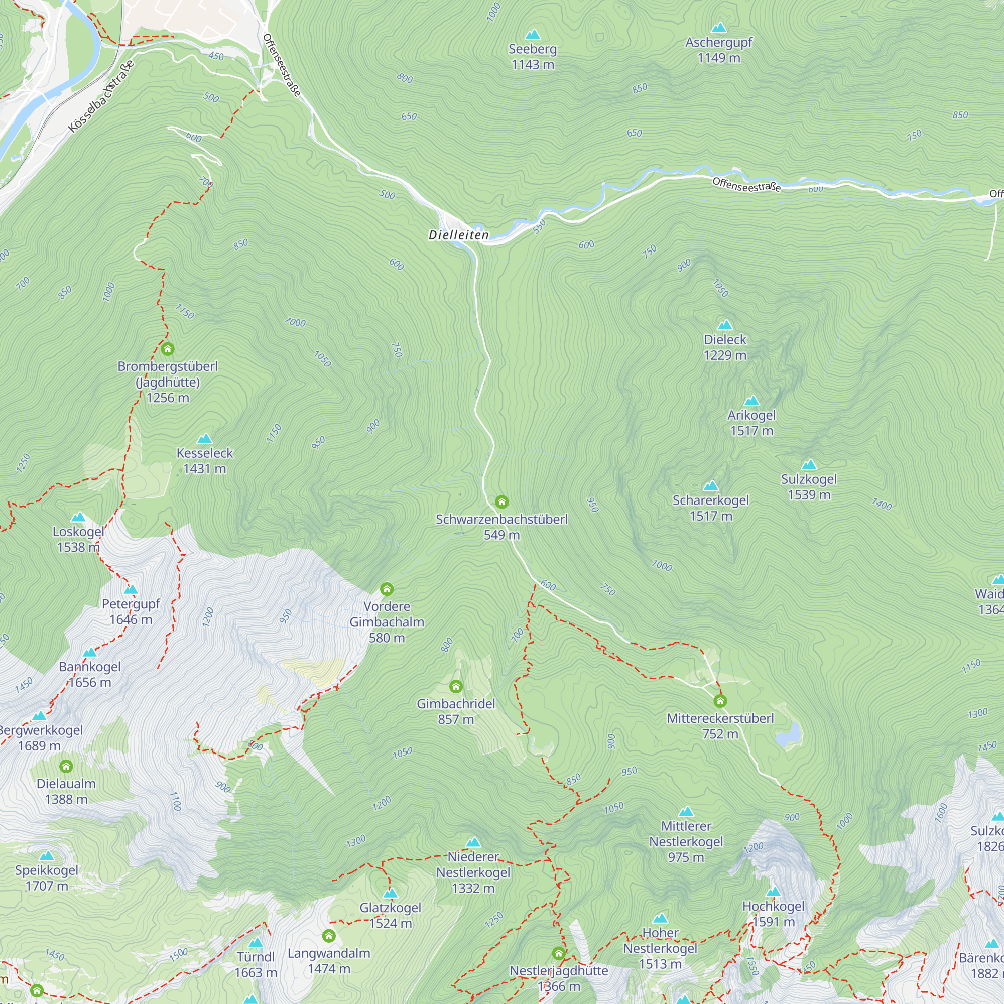Schwarzenbachstüberl map