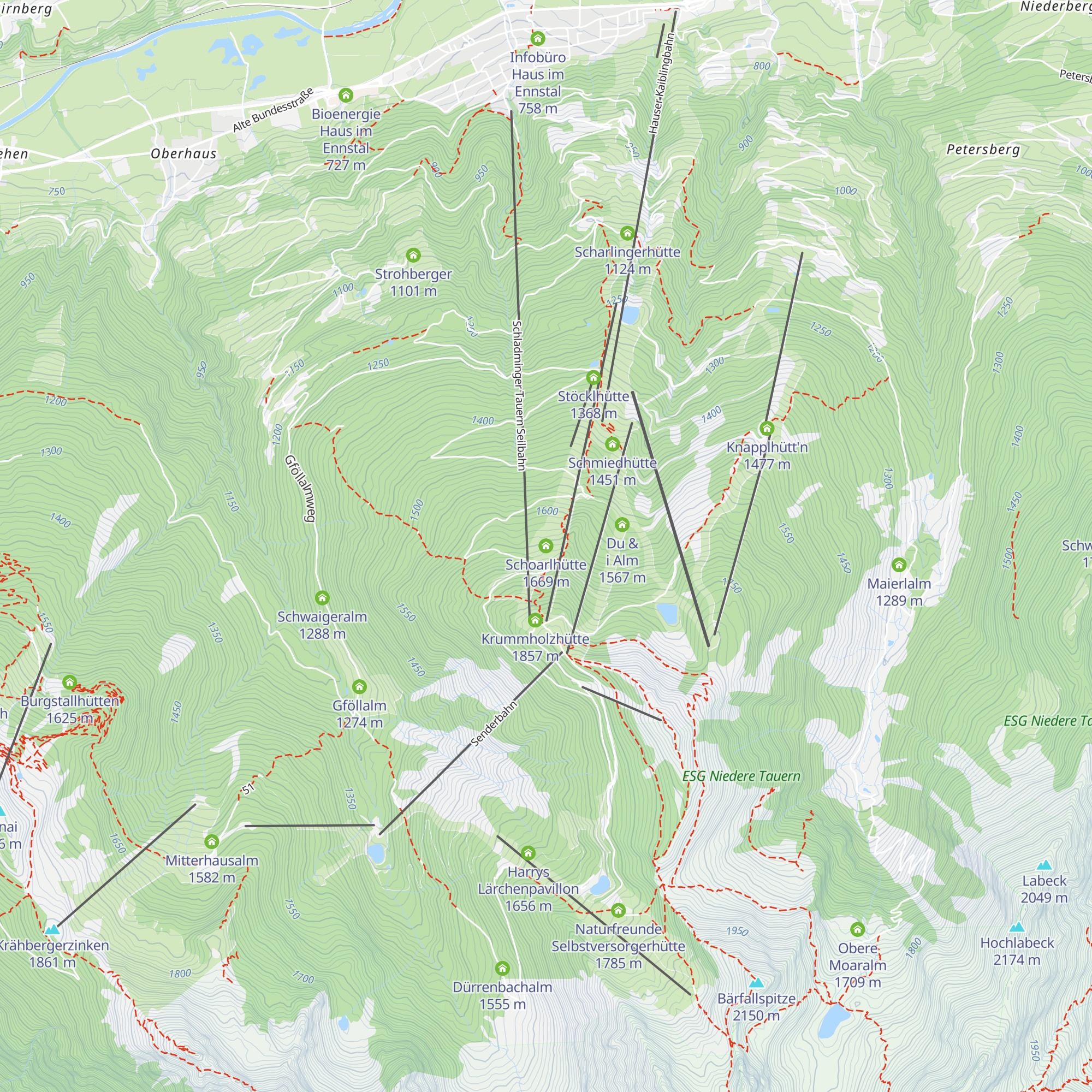 Schoarlhütte map