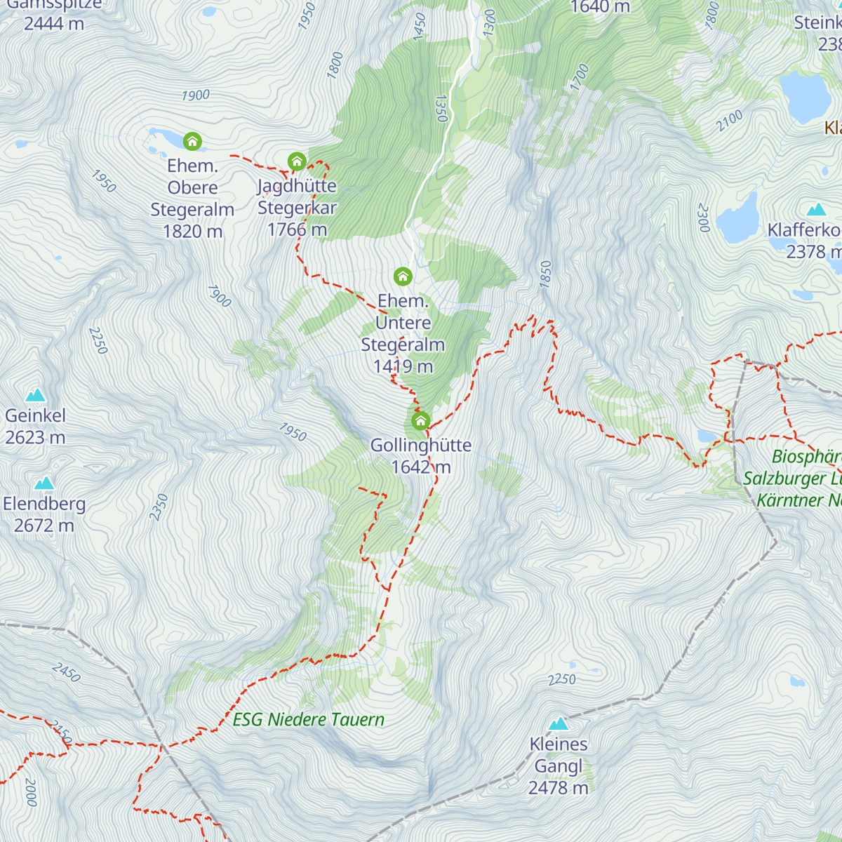 Gollinghütte map