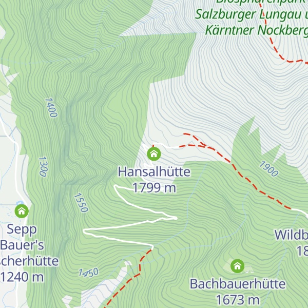 Map of Hansalhütte