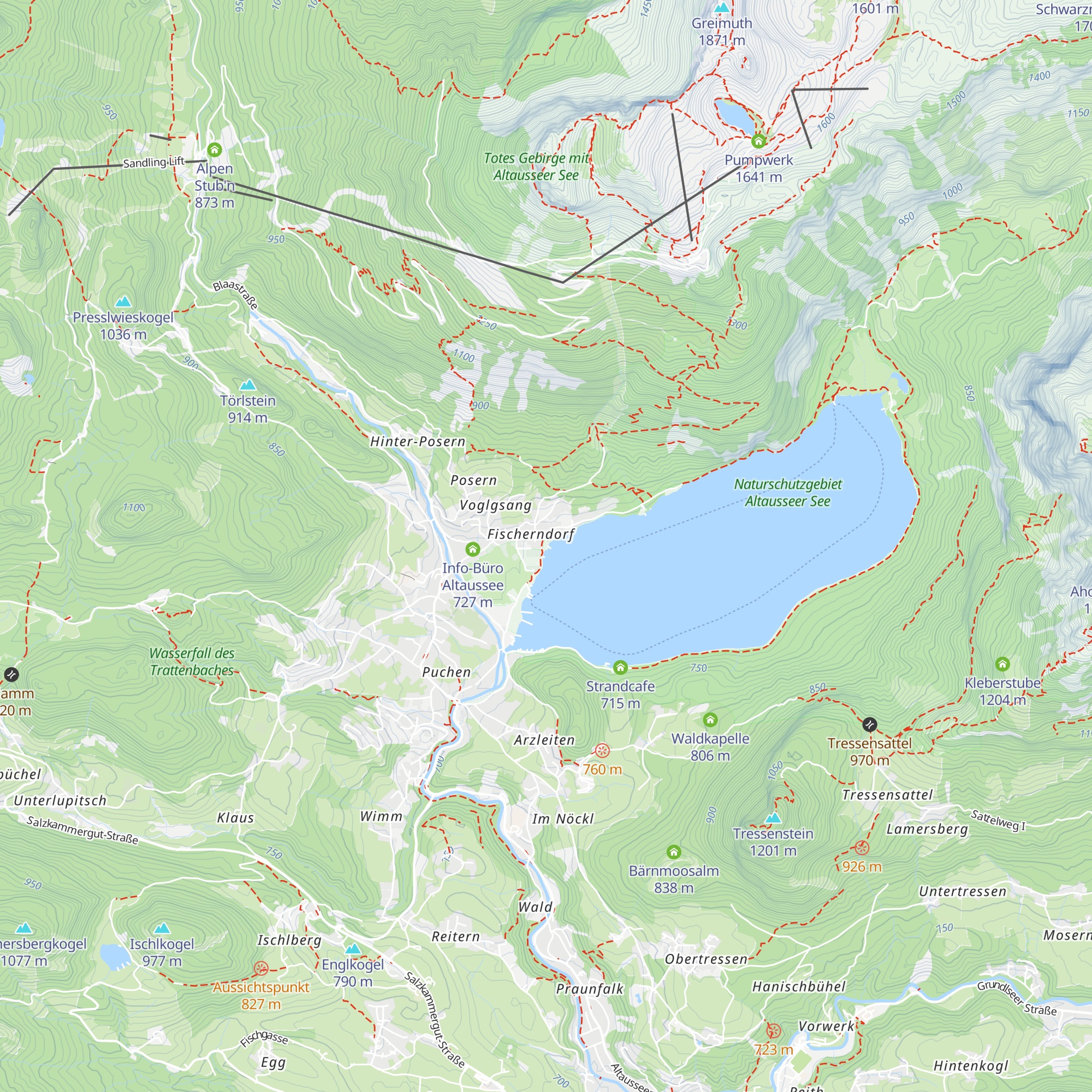 Refugium map