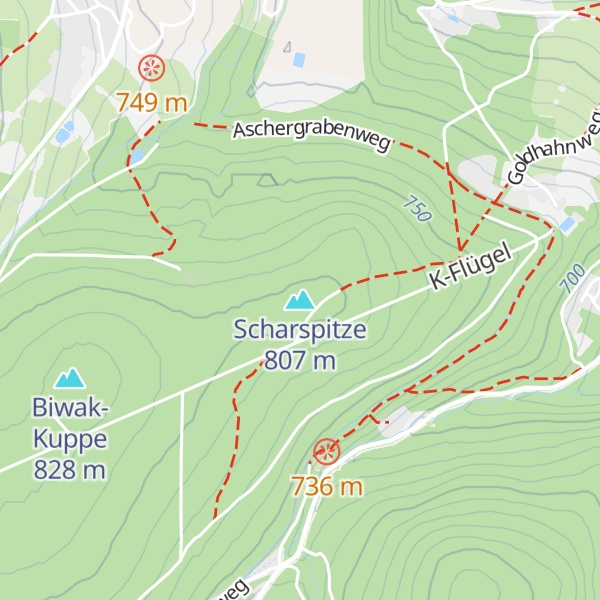 Map of Scharspitze