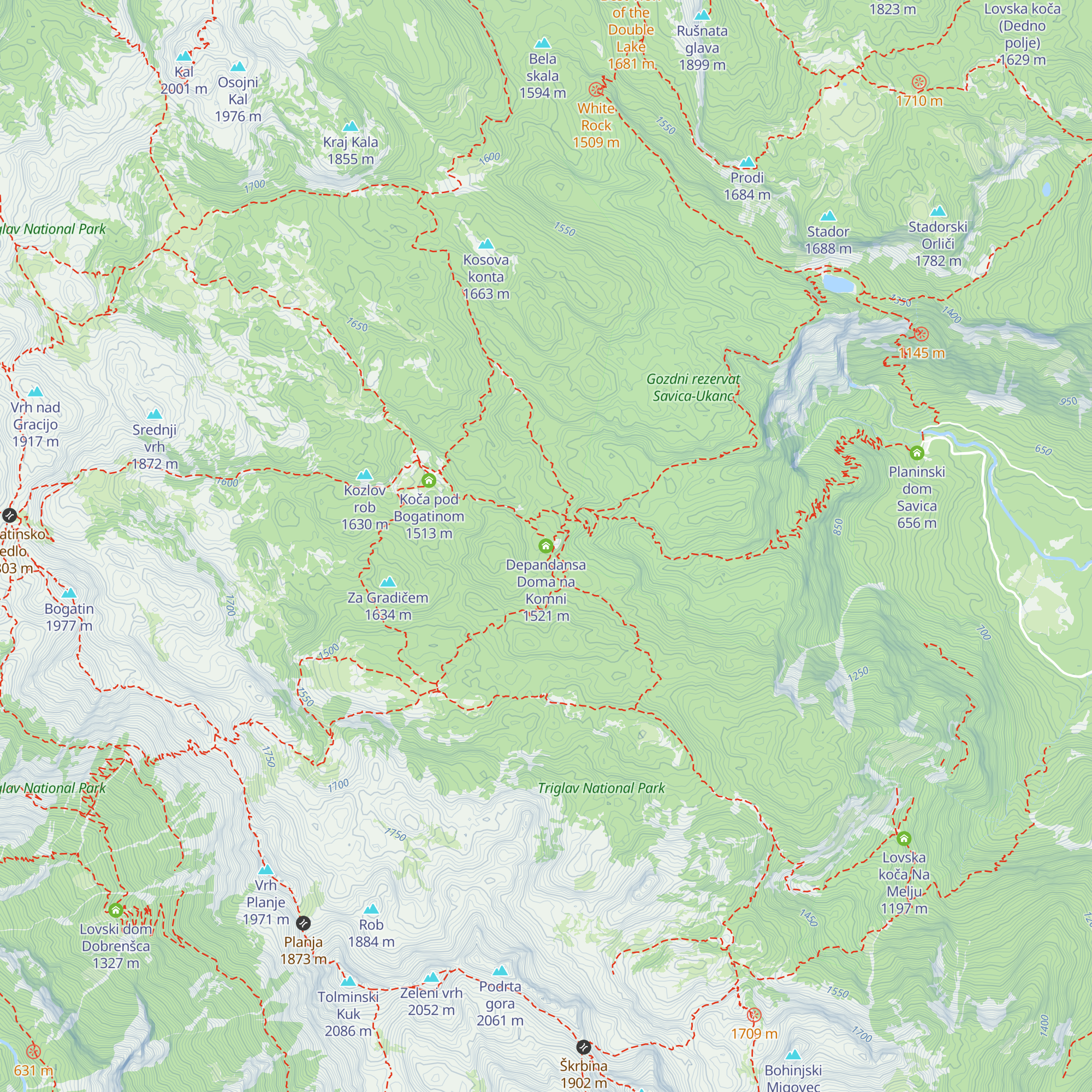 Depandansa Doma na Komni map