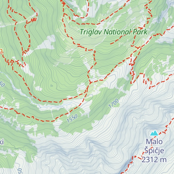 Map of Pastirska koča (Trebiški dol)